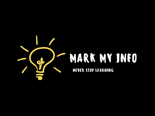Mark My Info- Never Stop Learning 
